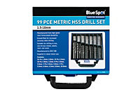 Blue Spot Tools - 99PCE Metric HSS Drill Set (1.5-10mm)