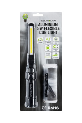 Blue Spot Tools - Electralight Aluminium 5W Flexible COB Light (280 Lumens)
