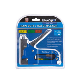 Blue Spot Tools - Heavy Duty 3-Way Staple Gun