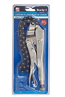 Blue Spot Tools - Locking Pliers With 18" Chain