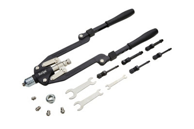 Blue Spot Tools - Long Arm Rivet (3.2-6.4) and Nut Riveter (M4-M10) Set - 3