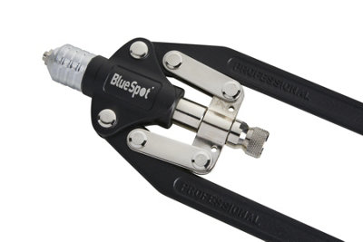 Blue Spot Tools - Long Arm Rivet (3.2-6.4) and Nut Riveter (M4-M10) Set - 6