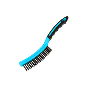 Blue Spot Tools - Long Handle Soft Grip Wire Brush