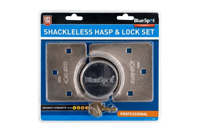 Blue Spot Tools - Shackleless Hasp & Lock Set