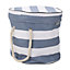 Blue Toy Storage Basket with Play Mat