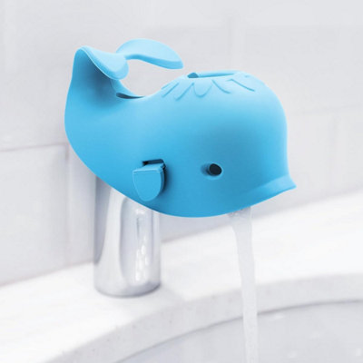 Blue Whale Baby Bath Tap Cover Soft Silicone Faucet Spout Protector BPA ...