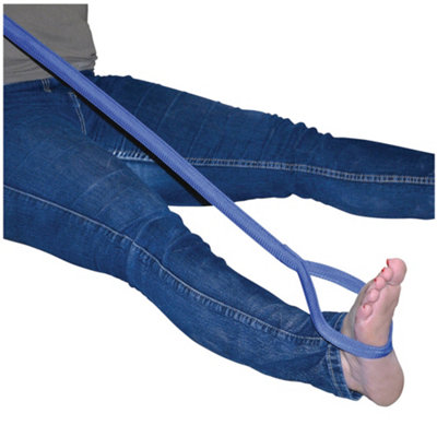 Blue Wired Frame Leg Lifter Loop - Independent Personal Disability Aid