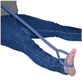 Blue Wired Frame Leg Lifter Loop - Independent Personal Disability Aid