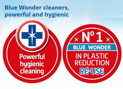 Blue Wonder Disinfectant Cleaner Wipes 80 Large Wipes XXL Pack