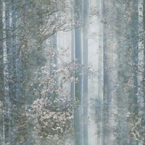 Blue Woodlands Forest Wallpaper 192501