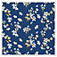 Blue & yellow bunches (Picutre Frame) / 12x12" / White