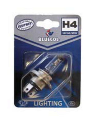 Bluecol H4/472 Headlight Bulb Head Lamp 12V 60/55W P43T Automotive Replacement
