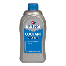 Bluecol OE33 Engine Antifreeze & Summer Engine Coolant 1L Fluid 1 Litre Liquid