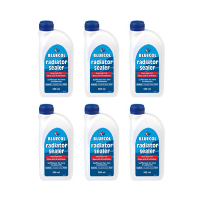 Bluecol Radiator Sealer Stops Leaks Repairs Leaking 500ML (Pack of 6