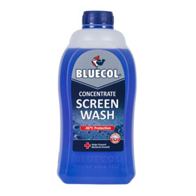 Bluecol Screenwash Concentrate Car Window Windshield Washer Fluid -36C 1 Litre