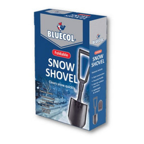 Bluecol Steel Foldable Snow Shovel x 2