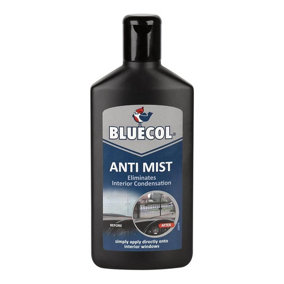 Bluecol Windscreen Anti-Mist - 250mL Eliminates Condensation Car Interior Window