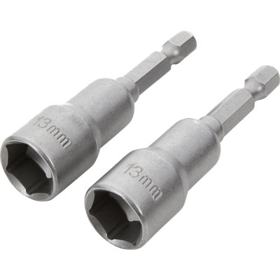Bluespot 13mm Torque Magnetic Power Nut Bolts Hex Head Setter 1/4" 2pc - 3