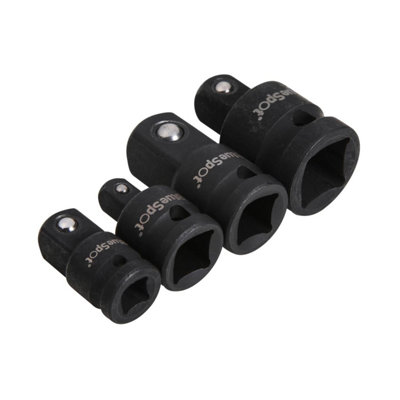 BlueSpot 4pc Impact Socket Converter Reducer Adapter Set 1/4" 1/2" 3/8" 02092