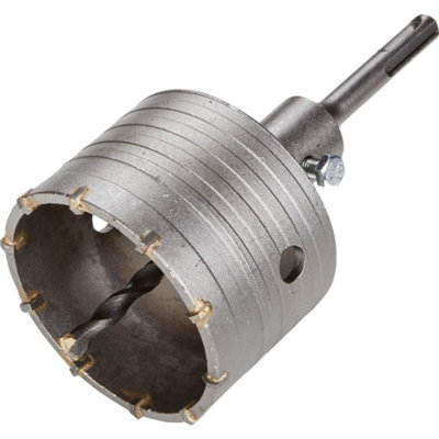 BlueSpot 82mm SDS Core Bits Cement Masonry Concrete Brick Block Waste Pipe - 3