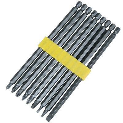Bluespot 9pc 150mm Extra Long Reach Power Drill Screwdriver Bit Set Hex 6