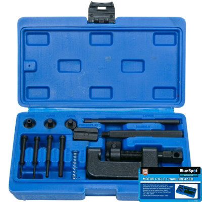 Gorgeri Motorfiets Kettingtool Set - Kettingbreker & Klinknagelgereedschap | 13-delig | Voor Kettingen 35-630