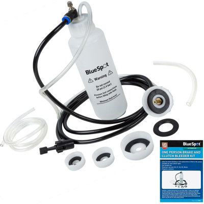 BlueSpot One-Person Brake And Clutch Vacuum Bleeder Pump – Pneumatic Bleeding Kit 07964