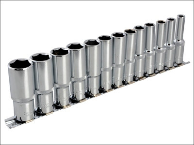 BlueSpot Tools 01542 Deep Socket Set of 13 Metric 3/8in Square Drive B/S01542