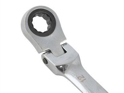 AB Tools-BlueSpot 15 Mm Metrischer Flexibler Ratsche Kombinations-Schraubenschlüssel – 72 Zähne, 205 Mm Länge