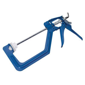 BlueSpot Tools 10023 One-Handed Ratchet Clamp 150mm 6in B/S10023