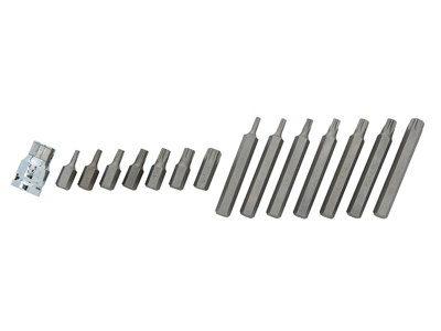 BlueSpot Tools 1511 TORX Bit Set, 15 Piece B/S1511
