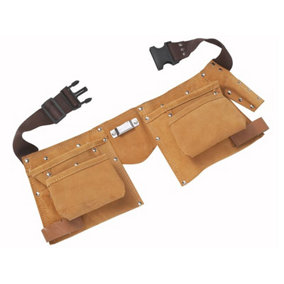 BlueSpot Tools 16332 Double Leather Tool Pouch - Regular B/S16332