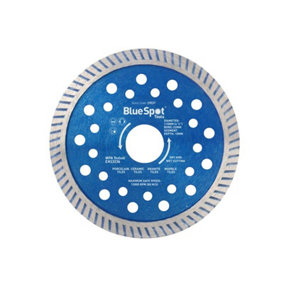 BlueSpot Tools 19537 Turbo Cutting Disc 115 x 22mm B/S19537