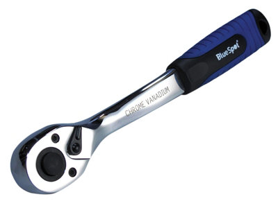 BlueSpot Tools 2014 Soft Grip Ratchet 72 Teeth 1/2in Drive B/S2014