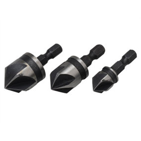 BlueSpot Tools 20310 Countersink Bit Set 3 Piece B/S20310