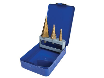 BlueSpot Tools 20504 Step Drill Set 4-32mm 3 Piece B/S20504