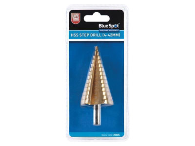 BlueSpot Tools 20506 HSS Step Drill 4-42mm B/S20506
