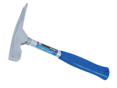 BlueSpot Tools 26565 Steel Shafted Brick Hammer 450g (16oz) B/S26565