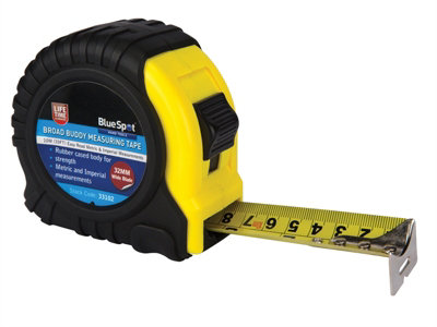 BlueSpot Tools 33102 Broad Buddy Pocket Tape 10m/33ft (Width 32mm) B/S33102