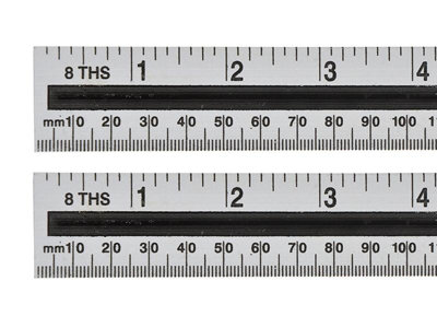 BlueSpot Tools 33930 Aluminium Ruler 150mm (6in) B/S33930 | DIY at B&Q