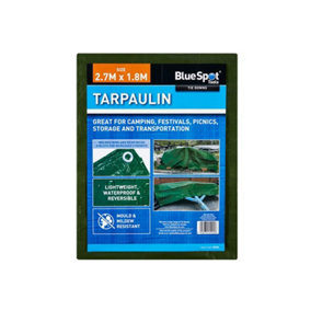 BlueSpot Tools 45925 Green Tarpaulin 2.7 x 1.8m B/S45925