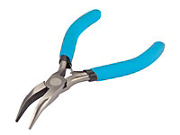 BlueSpot Tools 8505 Soft Grip Mini Bent Nose Pliers B/S8505