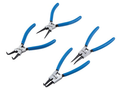 BlueSpot Tools 8702 Circlip Pliers Set, 4 Piece B/S8702