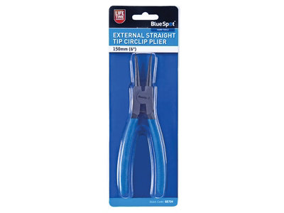 BlueSpot Tools 8704 Circlip Pliers External Straight 150mm (6in) B/S8704