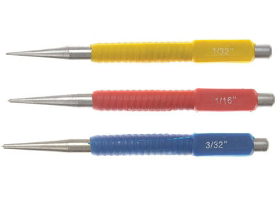 BlueSpot Tools - Centre Punch Set, 3 Piece