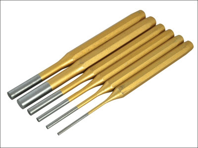 BlueSpot Tools - Gold Pin Punch Set  6 Piece