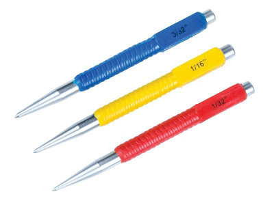 BlueSpot Tools - Nail Punch Set, 3 Piece