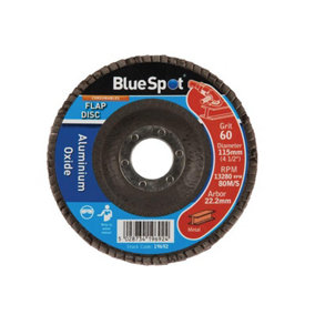 BlueSpot Tools - Sanding Flap Disc 115mm 60 Grit