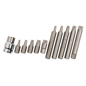 BlueSpot Tools - Spline Bit Set, 11 Piece