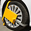 BlueSpot Wheel Security Clamp Lock Adjustable Car Van Caravan Trailer With Keys